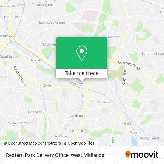 Redfern Park Delivery Office map