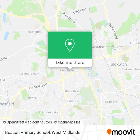 Beacon Primary School map