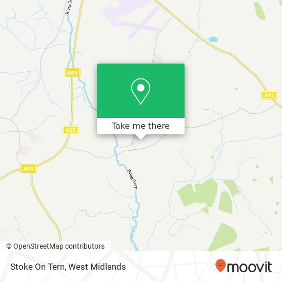 Stoke On Tern map