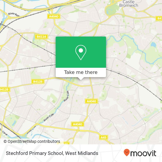 Stechford Primary School map