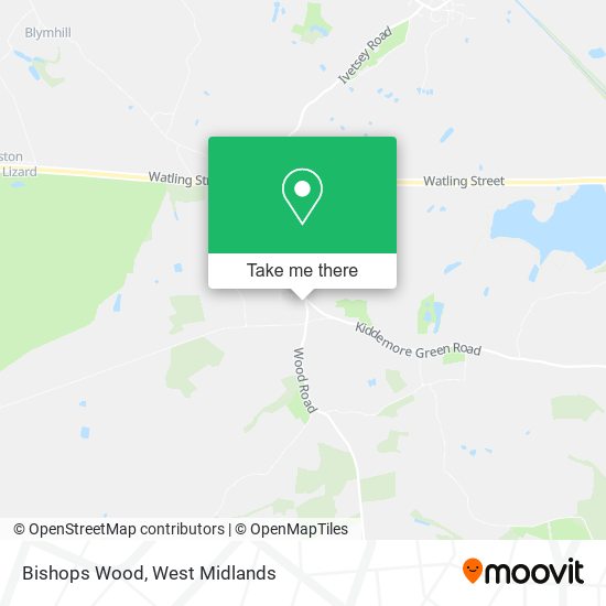 Bishops Wood map