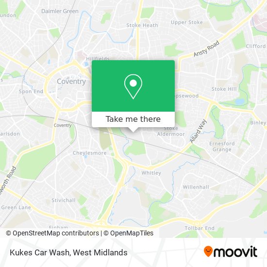 Kukes Car Wash map