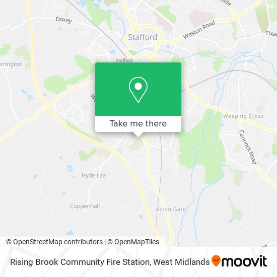 Rising Brook Community Fire Station map