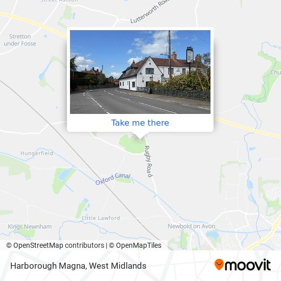 Harborough Magna map