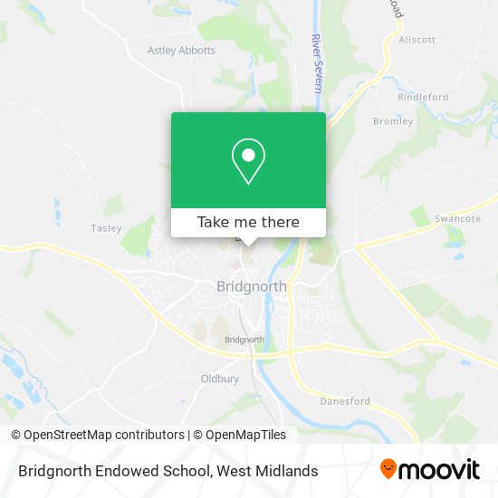 Bridgnorth Endowed School map