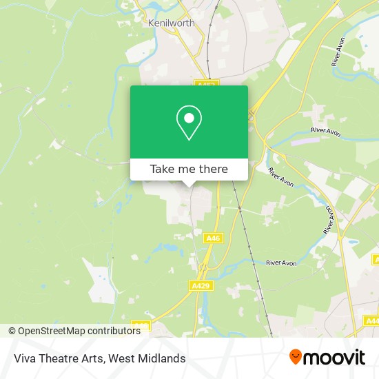 Viva Theatre Arts map