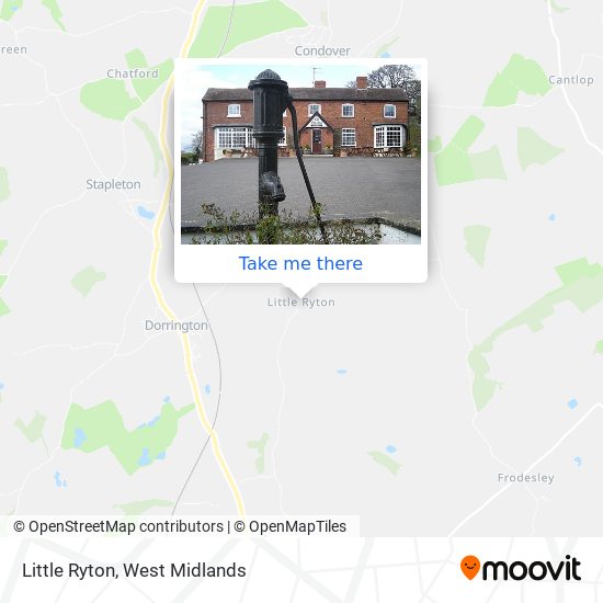 Little Ryton map