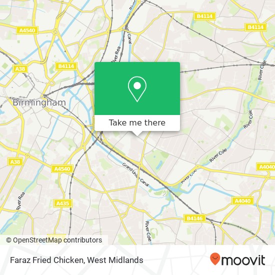 Faraz Fried Chicken map