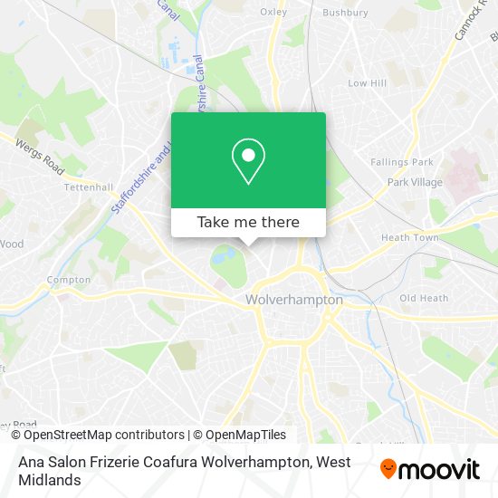 Ana Salon Frizerie Coafura Wolverhampton map