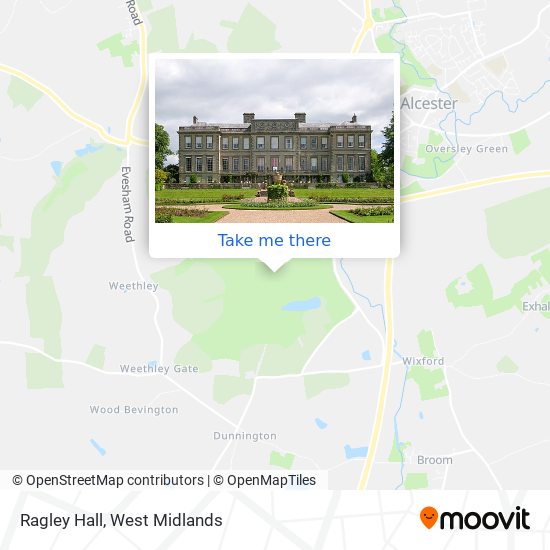 Ragley Hall map