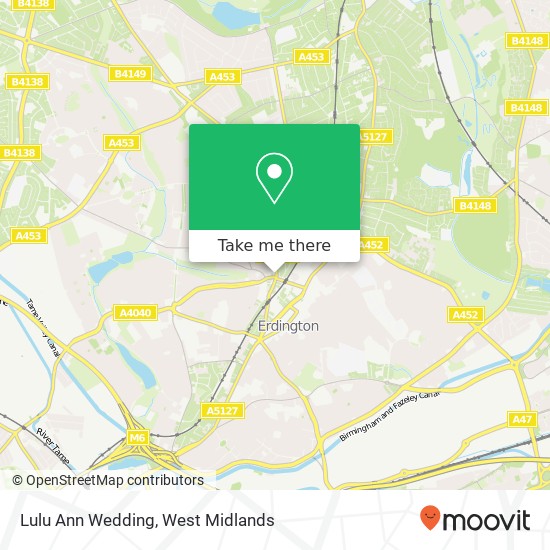 Lulu Ann Wedding map
