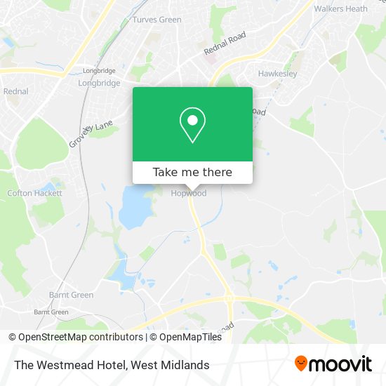 The Westmead Hotel map