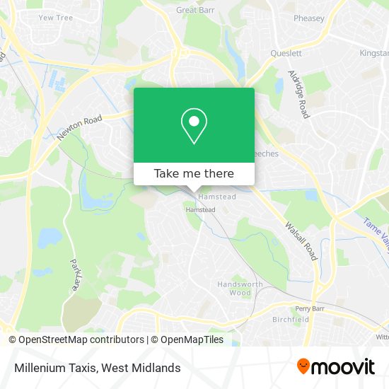 Millenium Taxis map