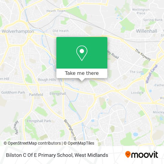 Bilston C Of E Primary School map