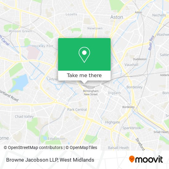 Browne Jacobson LLP map