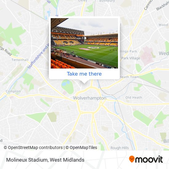 Molineux Stadium map
