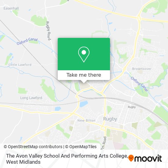 The Avon Valley School And Performing Arts College map