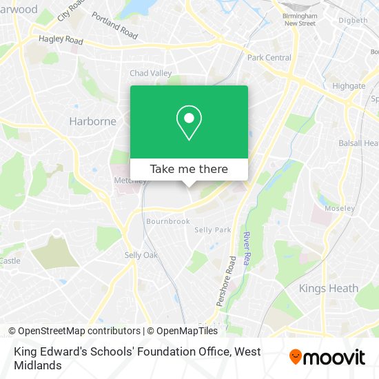 King Edward's Schools' Foundation Office map