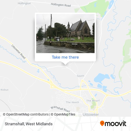 Stramshall map