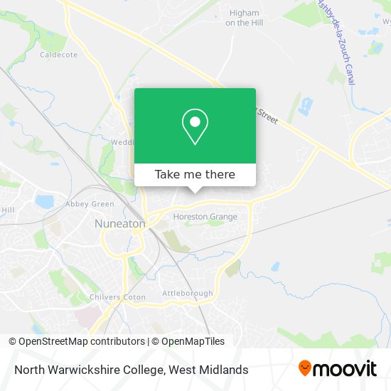 North Warwickshire College map
