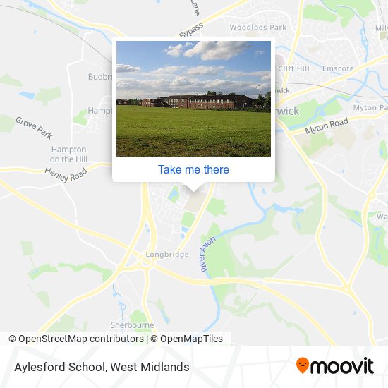Aylesford School map