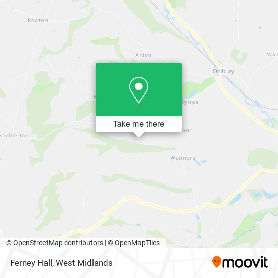 Ferney Hall map