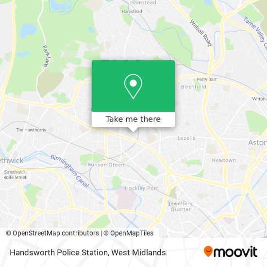 Handsworth Police Station map