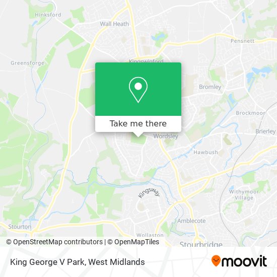 King George V Park map