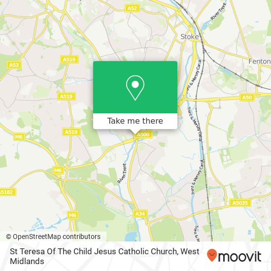 St Teresa Of The Child Jesus Catholic Church map