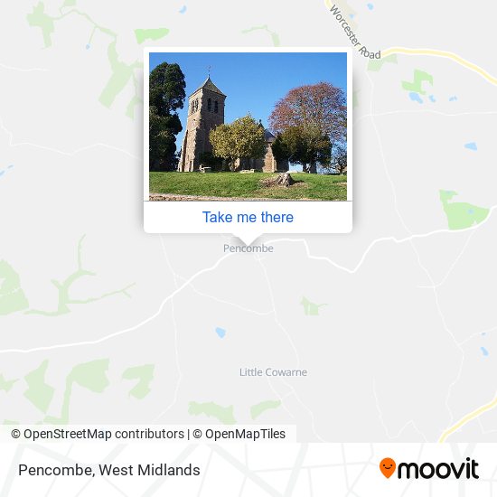 Pencombe map