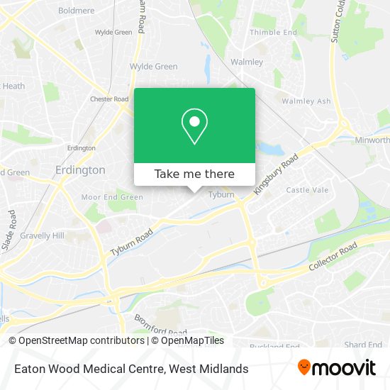 Eaton Wood Medical Centre map