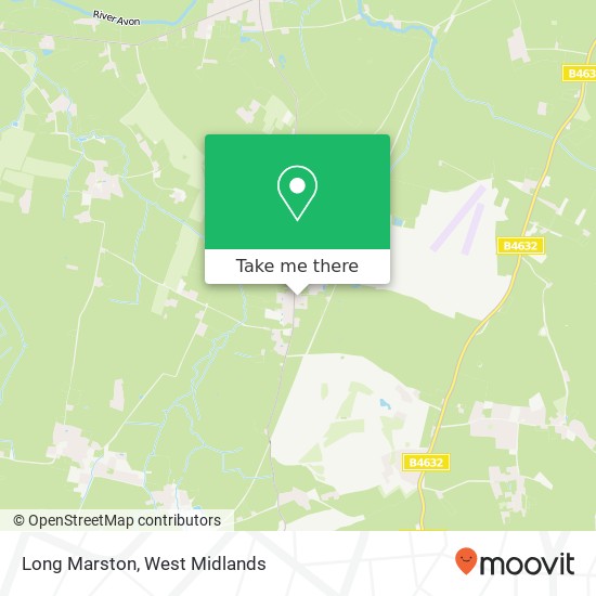 Long Marston map