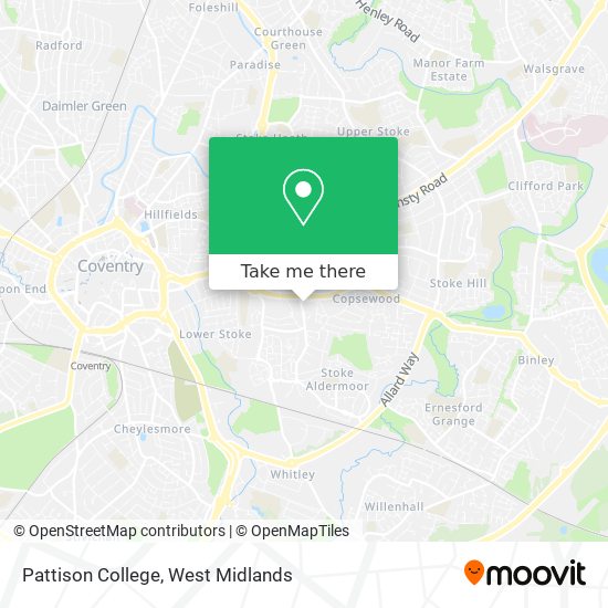 Pattison College map