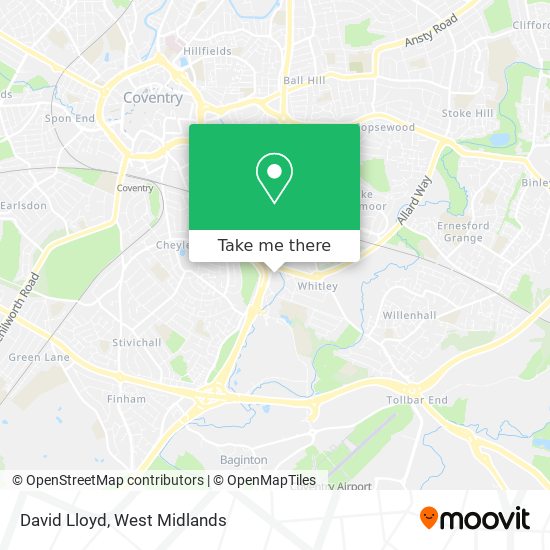 David Lloyd map