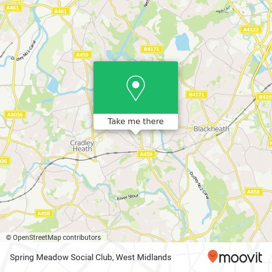 Spring Meadow Social Club map