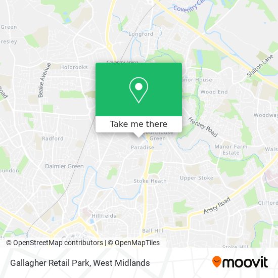 Gallagher Retail Park map