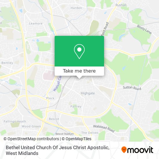 Bethel United Church Of Jesus Christ Apostolic map