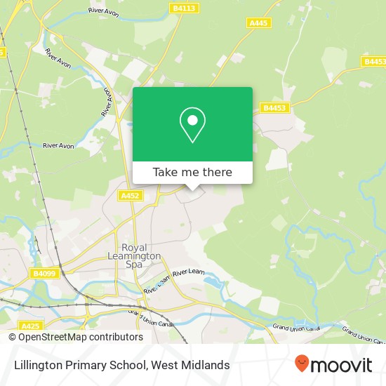 Lillington Primary School map