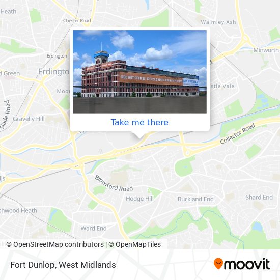 Fort Dunlop map