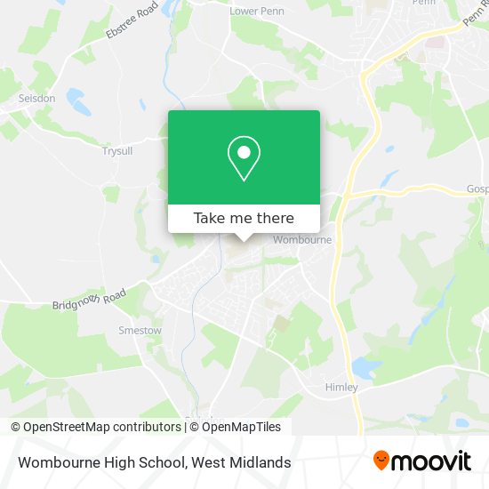 Wombourne High School map