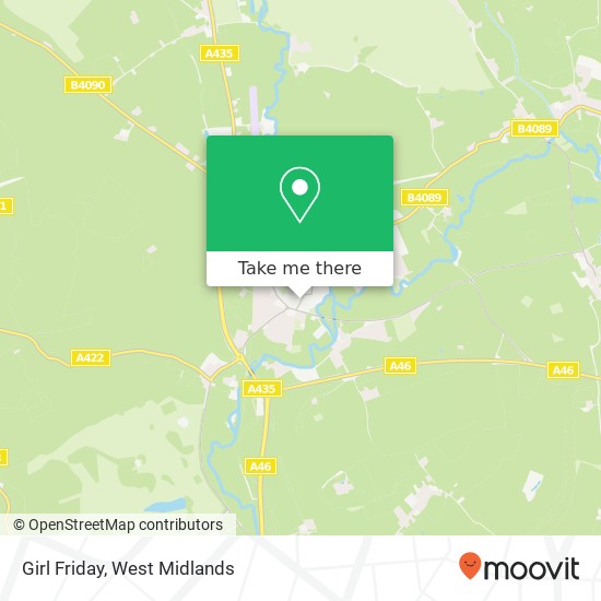 Girl Friday map