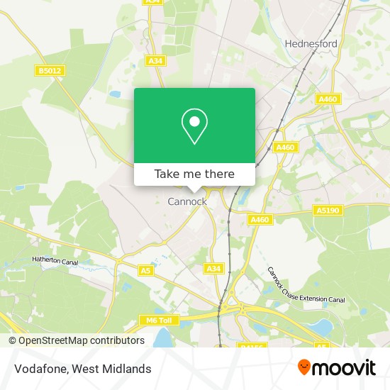 Vodafone map