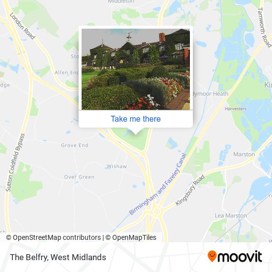 The Belfry map