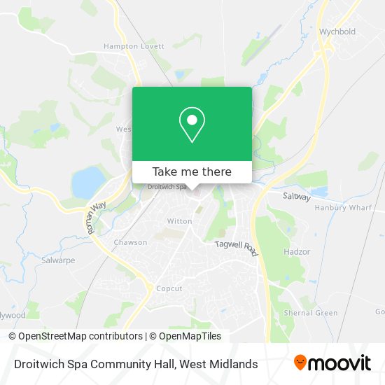 Droitwich Spa Community Hall map