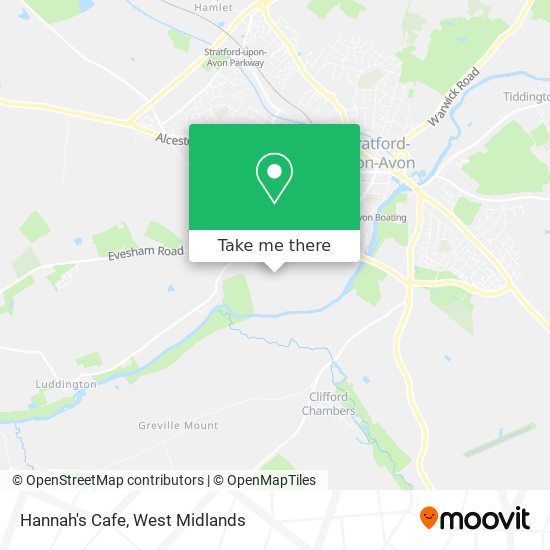 Hannah's Cafe map