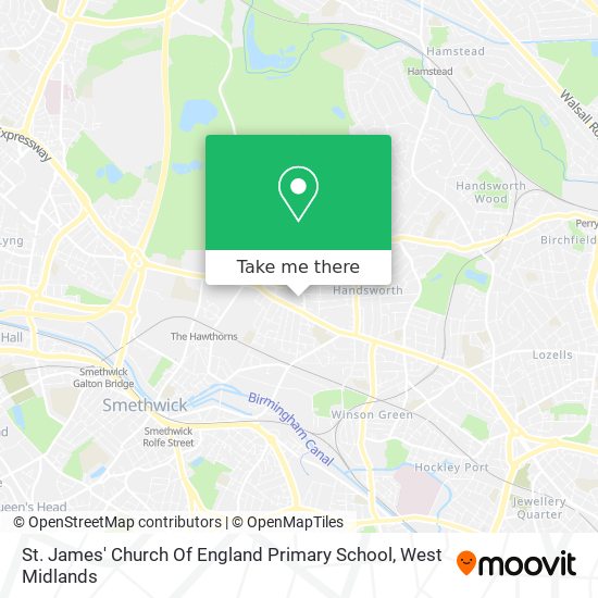St. James' Church Of England Primary School map