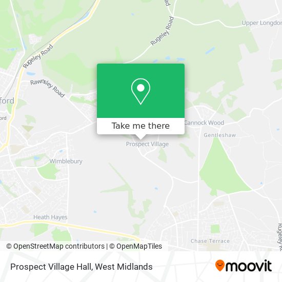 Prospect Village Hall map