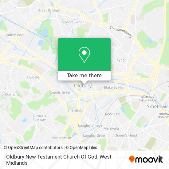 Oldbury New Testament Church Of God map