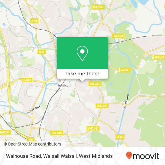 Walhouse Road, Walsall Walsall map