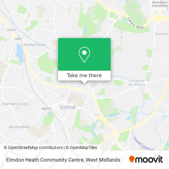 Elmdon Heath Community Centre map